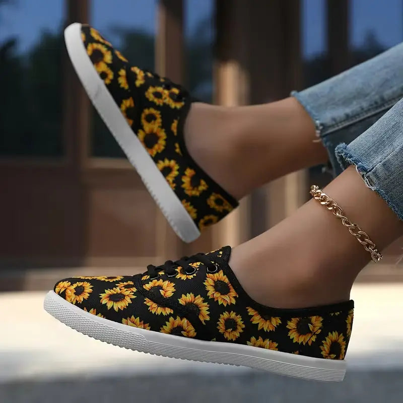 Sunflower Glow Sneakers