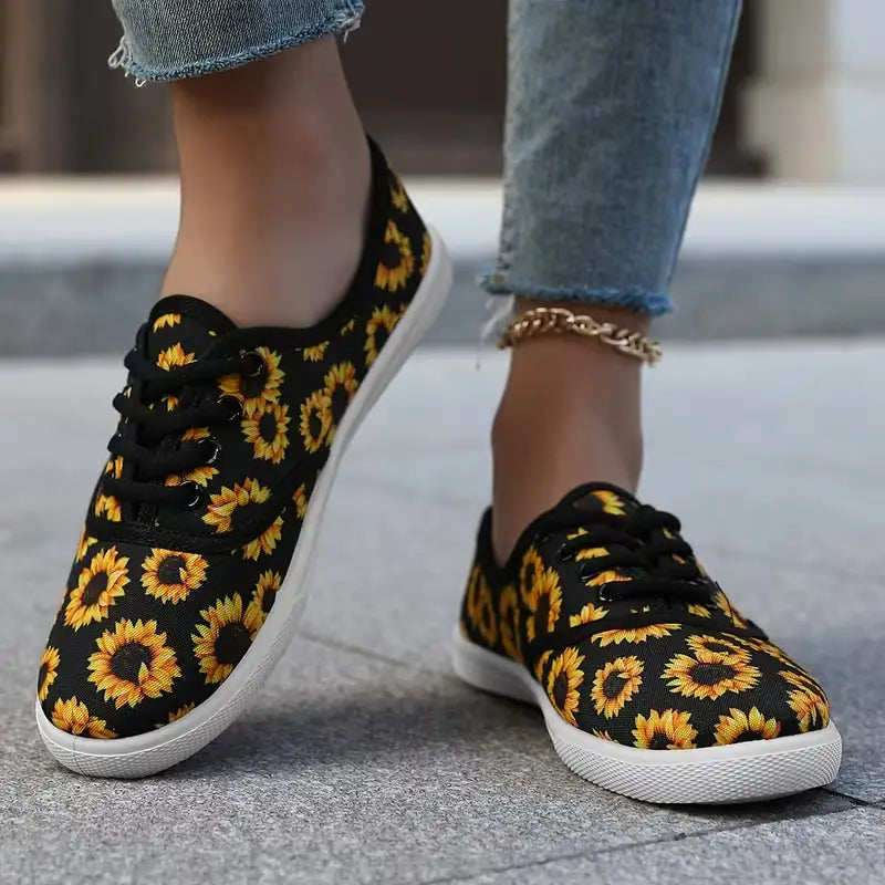 Sunflower Glow Sneakers