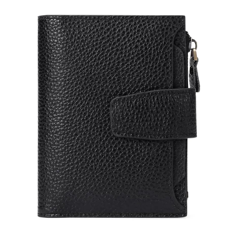 Black Veloria Leather Wallet