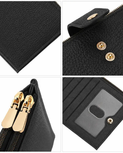 Black Loop Leather Wallet