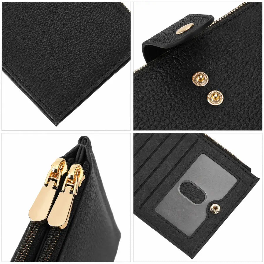 Black Loop Leather Wallet