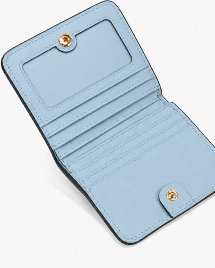 Powder Blue Elora Leather Wallet