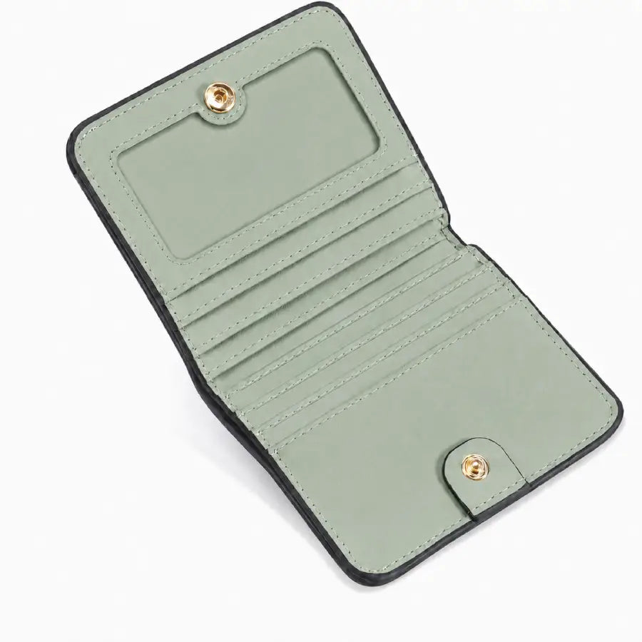Sage Green Elora Leather Wallet