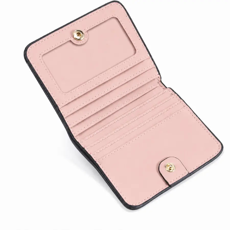 Blush Pink Elora Leather Wallet