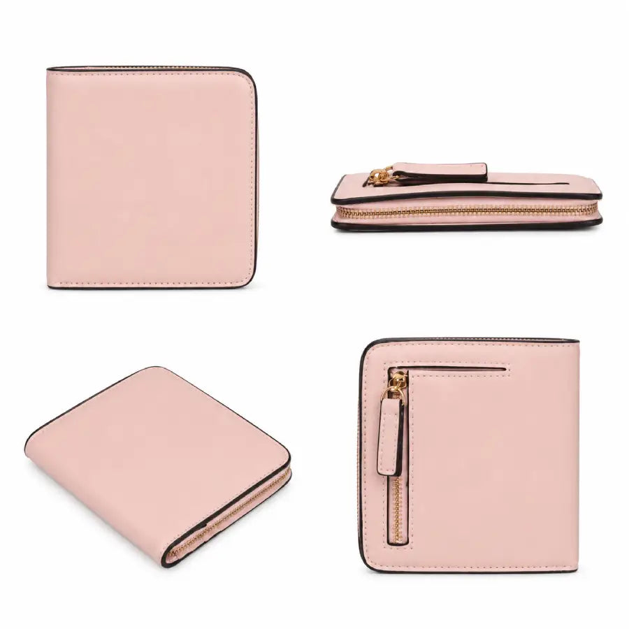 Blush Pink Elora Leather Wallet