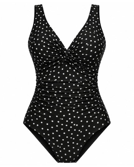 Pretty Major Polka Dot One-Piece Swimsuit