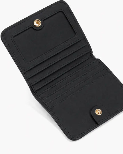 Black Elora Leather Wallet